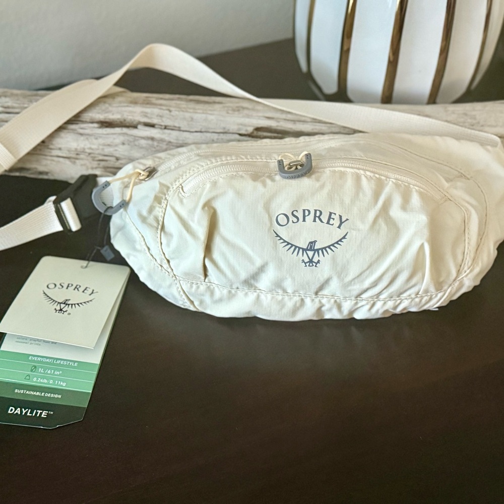 NWT Osprey Unisex Cream Waist Bag